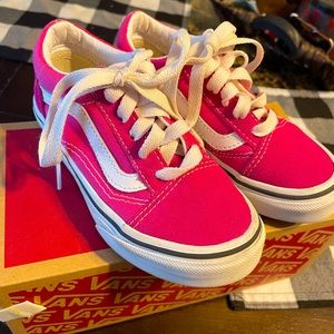 Girls pink vans